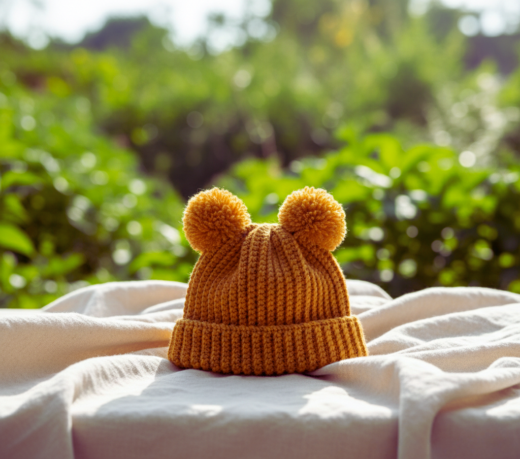 Baby Beanie Crochet Pattern PDF – Easy Beginner Hat (6 Sizes)